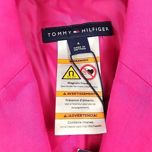 NWT Tommy Hilfiger Adaptive Women Magnetic Closure Double Breasted Blazer Size 4 - Picture 3 of 13